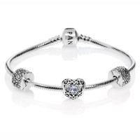 Pandora Bracelet Silver March Birthstone Birthstone Complete Jewelry Pandora Bracelet Silver March Birthstone Birthstone Complete Jewelry