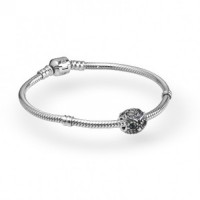 Pandora Bracelet Wise Owl Animal Complete Pave CZ Sterling Silver Jewelry Pandora Bracelet Wise Owl Animal Complete Pave CZ Sterling Silver Jewelry