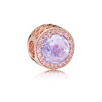 Pandora Charm Lavender Radiant Hearts Rose Lavender Pink CZ Jewelry Pandora Charm Lavender Radiant Hearts Rose Lavender Pink CZ Jewelry
