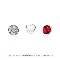 Pandora Charm Petite Memories July Synthetic Ruby Birthstone Locket Jewelry Pandora Charm Petite Memories July Synthetic Ruby Birthstone Locket Jewelry