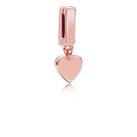 Pandora Charm Reflexions Floating Heart Clip Rose Jewelry Pandora Charm Reflexions Floating Heart Clip Rose Jewelry