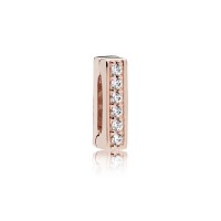 Pandora Charm Reflexions Timeless Sparkle Clip Rose Clear CZ Jewelry Pandora Charm Reflexions Timeless Sparkle Clip Rose Clear CZ Jewelry