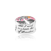 Pandora Charm Tropical Sunset Mixed Enamel Clear CZ Jewelry Pandora Charm Tropical Sunset Mixed Enamel Clear CZ Jewelry
