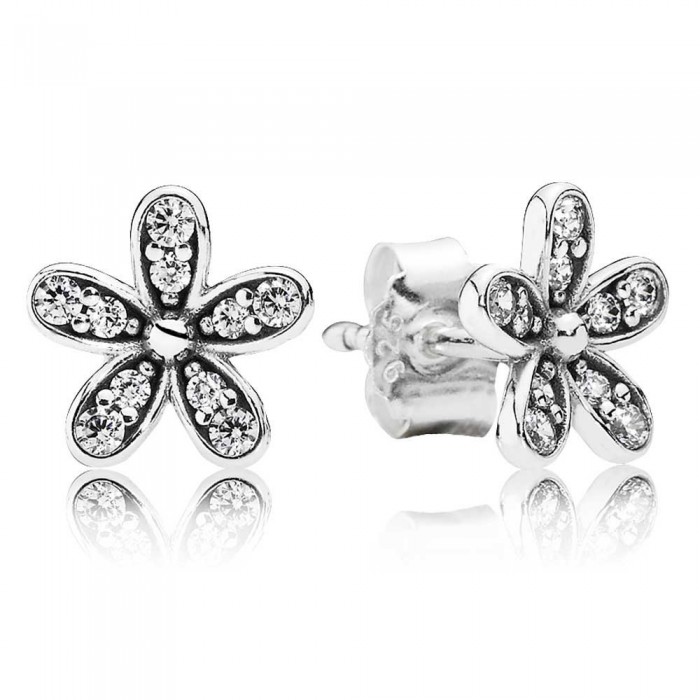 Pandora Earring Daisy Floral Stud Jewelry
