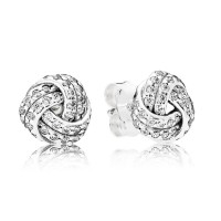 Pandora Earring Love Knots Stud Jewelry Pandora Earring Love Knots Stud Jewelry