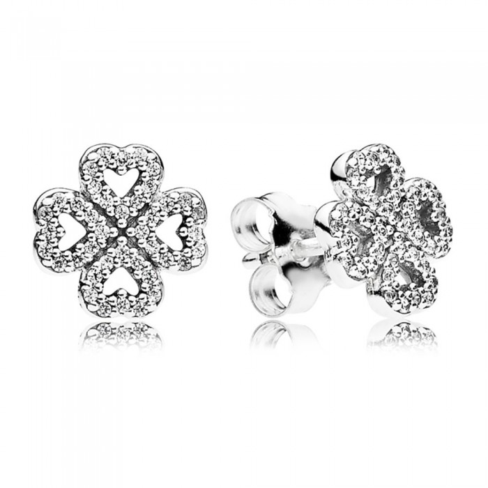 Pandora Earring Petals Of Love Stud Cubic Zirconia Jewelry