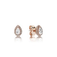 Pandora Earring Radiant Teardrops Rose Clear CZ Jewelry Pandora Earring Radiant Teardrops Rose Clear CZ Jewelry
