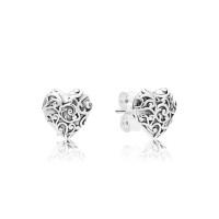 Pandora Earring Regal Hearts Jewelry Pandora Earring Regal Hearts Jewelry