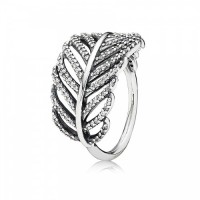 Pandora Ring Feather Micro Feather Silver Jewelry Pandora Ring Feather Micro Feather Silver Jewelry