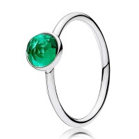 Pandora Ring May Birthstone Droplet Silver Jewelry Pandora Ring May Birthstone Droplet Silver Jewelry