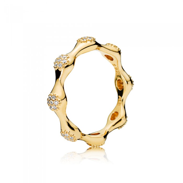 Pandora Ring Modern LovePods Shine Clear CZ Jewelry