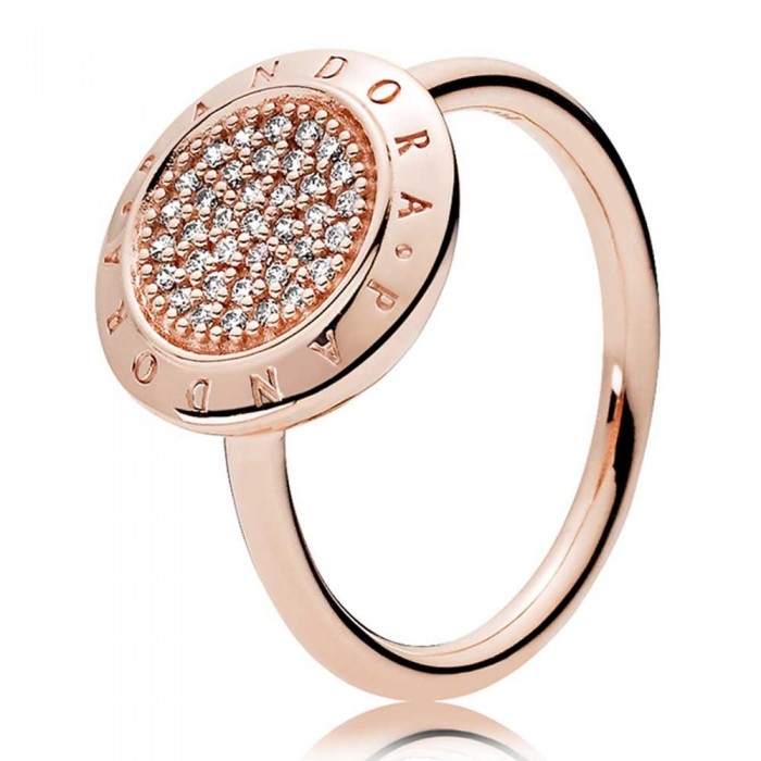 Pandora Ring Signature Fashion Rose Gold Jewelry