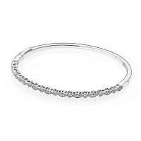Pandora Bracelet Allu Brilliant Marquise Bangle Pave CZ Jewelry Pandora Bracelet Allu Brilliant Marquise Bangle Pave CZ Jewelry