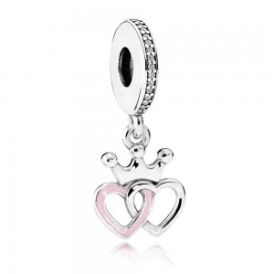 Pandora Bracelet Crowned Hearts Love Complete CZ Silver Jewelry