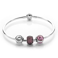 Pandora Bracelet Radiant Droplet Complete Bangle CZ Jewelry Pandora Bracelet Radiant Droplet Complete Bangle CZ Jewelry