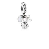 Pandora Charm Baby Treasures Dangle Clear CZ Jewelry Pandora Charm Baby Treasures Dangle Clear CZ Jewelry