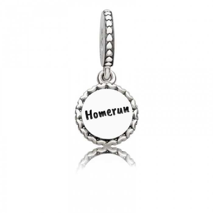 Pandora Charm Baseball Dangle Mixed Enamel Jewelry