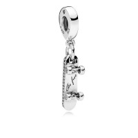 Pandora Charm Be Free Skateboard Dangle Clear CZ Jewelry Pandora Charm Be Free Skateboard Dangle Clear CZ Jewelry