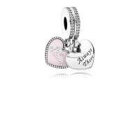 Pandora Charm Best Friends Dangle S t Pink Enamel Clear CZ Jewelry Pandora Charm Best Friends Dangle S t Pink Enamel Clear CZ Jewelry