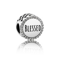Pandora Charm Blessed Clear CZ Jewelry Pandora Charm Blessed Clear CZ Jewelry