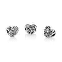 Pandora Charm Blooming Heart Clear CZ Jewelry Pandora Charm Blooming Heart Clear CZ Jewelry