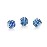 Pandora Charm Blue Swirls Mixed Enamel Jewelry Pandora Charm Blue Swirls Mixed Enamel Jewelry