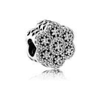 Pandora Charm Crystalized Floral Clear CZ Jewelry Pandora Charm Crystalized Floral Clear CZ Jewelry