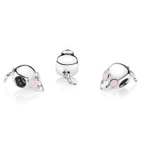 Pandora Charm Cute Mouse Pink Enamel Jewelry Pandora Charm Cute Mouse Pink Enamel Jewelry
