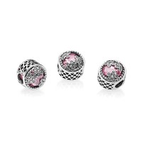 Pandora Charm Dazzling Daisy Meadow Pink Clear CZ Jewelry Pandora Charm Dazzling Daisy Meadow Pink Clear CZ Jewelry