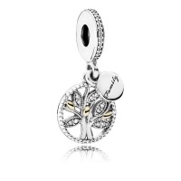 Pandora Charm Family Heritage Dangle Clear CZ Jewelry