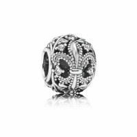 Pandora Charm Fleur De Lis Clear CZ Jewelry Pandora Charm Fleur De Lis Clear CZ Jewelry