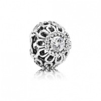 Pandora Charm Floral Brilliance Clear CZ Jewelry Pandora Charm Floral Brilliance Clear CZ Jewelry