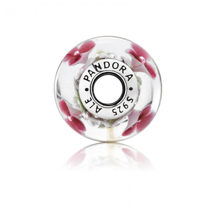 Pandora Charm Flower Garden Murano Glass Jewelry