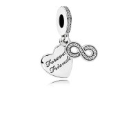 Pandora Charm Forever Friends Dangle Clear CZ Jewelry Pandora Charm Forever Friends Dangle Clear CZ Jewelry