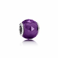 Pandora Charm Geometric Facets Royal Purple Crystal Jewelry Pandora Charm Geometric Facets Royal Purple Crystal Jewelry