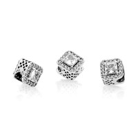 Pandora Charm Geometric Radiance Clear CZ Jewelry Pandora Charm Geometric Radiance Clear CZ Jewelry