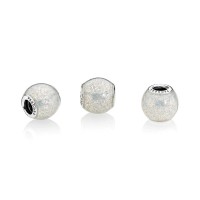 Pandora Charm Glitter Ball Silvery Glitter Enamel Jewelry Pandora Charm Glitter Ball Silvery Glitter Enamel Jewelry