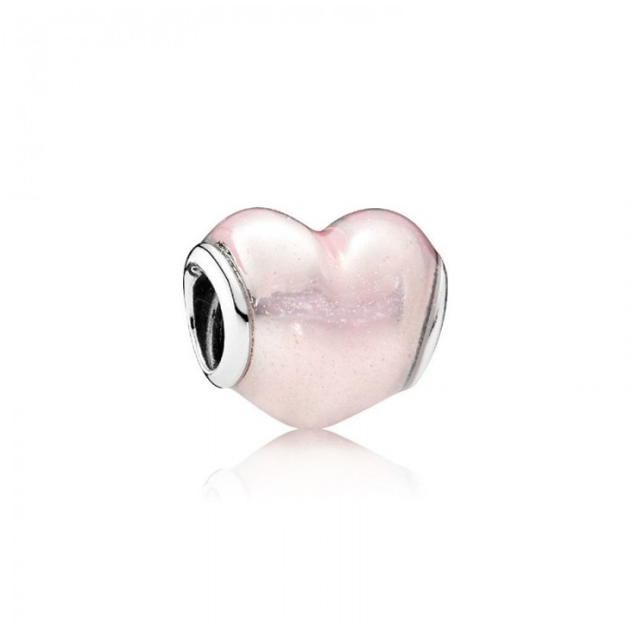 Pandora Charm Glittering Heart S t Pink Enamel Jewelry
