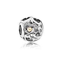Pandora Charm Heart Romance Clear CZ Jewelry Pandora Charm Heart Romance Clear CZ Jewelry