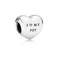 Pandora Charm I Love My Pet Clear CZ Jewelry Pandora Charm I Love My Pet Clear CZ Jewelry