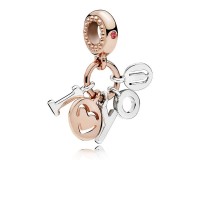 Pandora Charm I Love You Dangle Rose Red CZ Jewelry Pandora Charm I Love You Dangle Rose Red CZ Jewelry