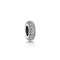 Pandora Charm Inspiration Within Spacer Pink CZ Jewelry Pandora Charm Inspiration Within Spacer Pink CZ Jewelry