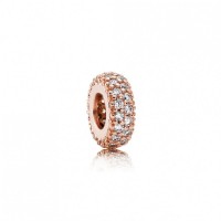 Pandora Charm Inspiration Within Spacer Rose Clear CZ Jewelry Pandora Charm Inspiration Within Spacer Rose Clear CZ Jewelry
