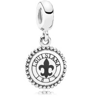 Pandora Charm Louisiana Dangle Black Enamel Jewelry Pandora Charm Louisiana Dangle Black Enamel Jewelry