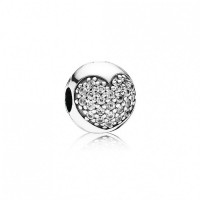 Pandora Charm Love My Life Clip Clear CZ Jewelry Pandora Charm Love My Life Clip Clear CZ Jewelry