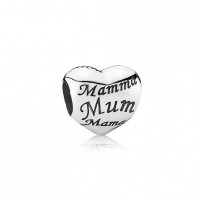 Pandora Charm Mother's Heart Jewelry