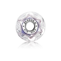 Pandora Charm Purple Field Flowers Murano Glass Jewelry Pandora Charm Purple Field Flowers Murano Glass Jewelry