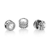 Pandora Charm Radiant Hearts Clip Clear CZ Jewelry Pandora Charm Radiant Hearts Clip Clear CZ Jewelry