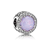 Pandora Charm Radiant Hearts Opalescent Pink Crystal Clear CZ Jewelry Pandora Charm Radiant Hearts Opalescent Pink Crystal Clear CZ Jewelry