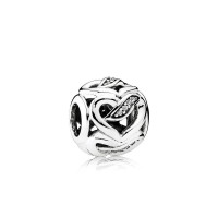 Pandora Charm Ribbons Love Clear CZ Jewelry Pandora Charm Ribbons Love Clear CZ Jewelry